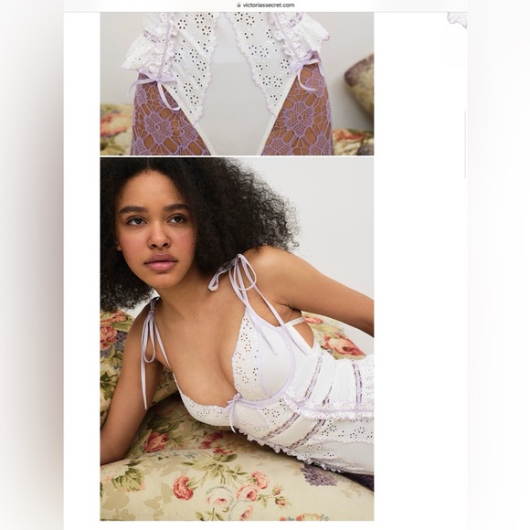 For Love And Lemons White Lace Bodysuit - Picture 3 of 8